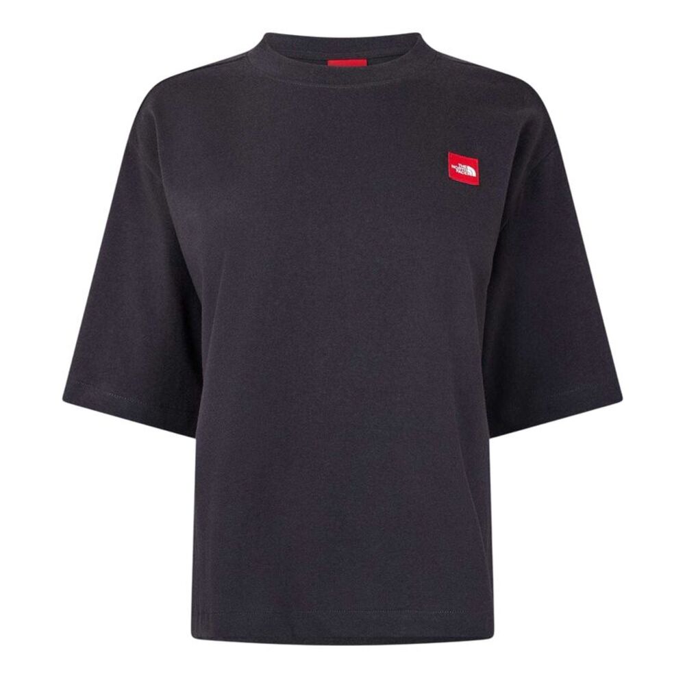 The North Face Womens/Ladies Box Logo Boxy T-Shirt / Obsidian Blue
